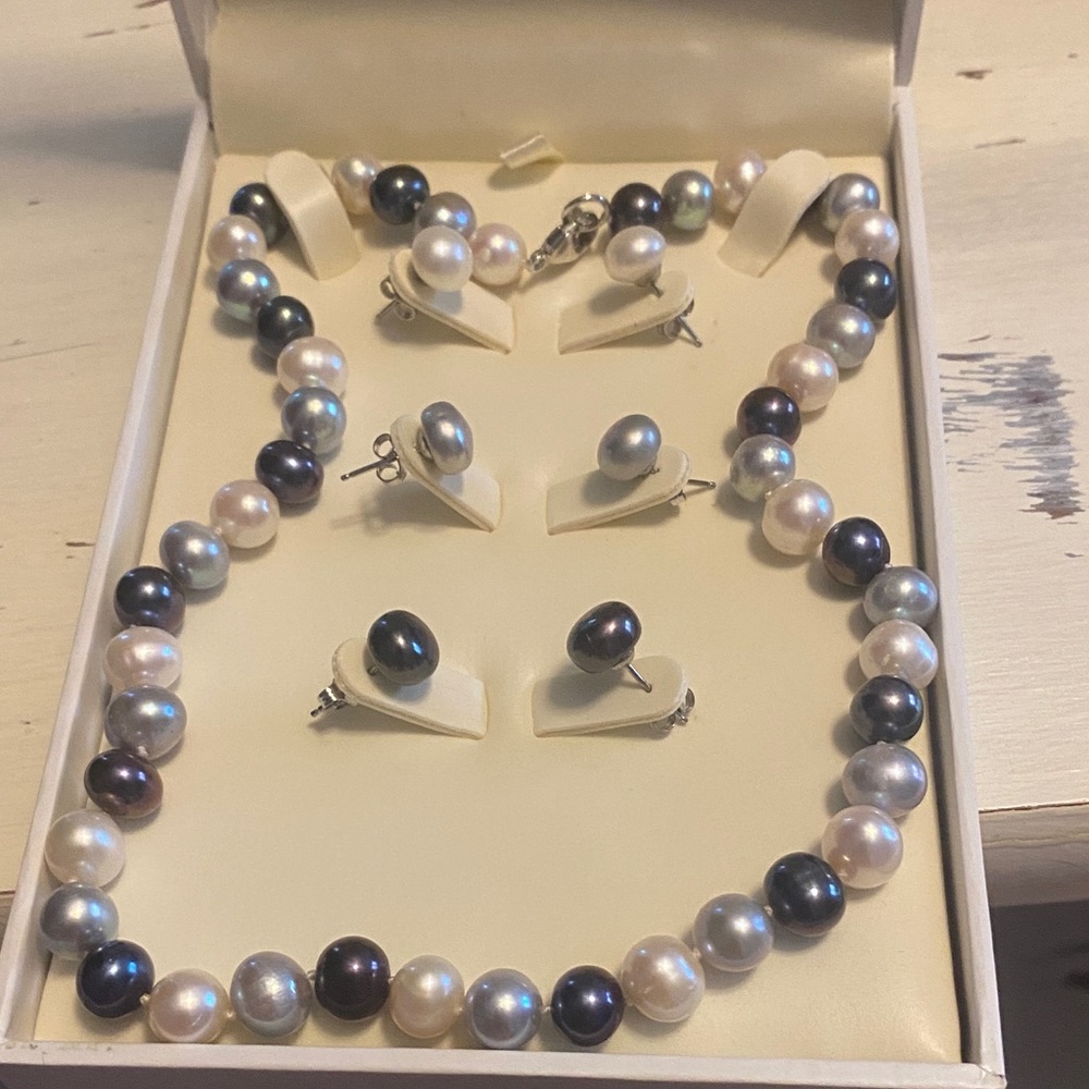 Lucas Lameth LUC Sterling Silver Pearls